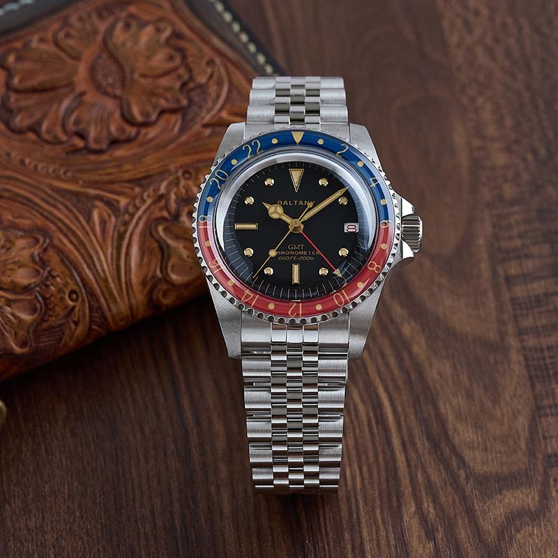 Baltany Vintage GMT Watch S6074 | 1957s GMT Master Homage